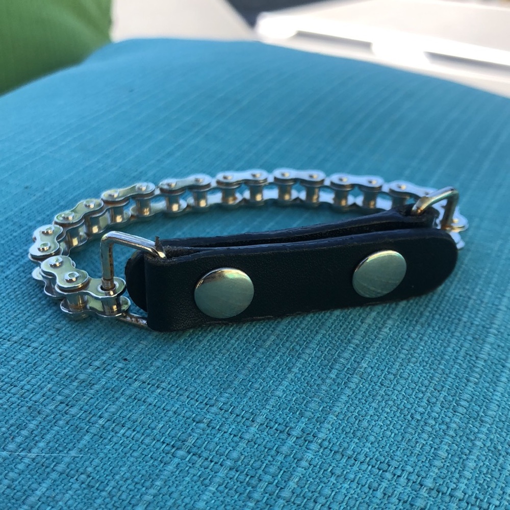 Bike chain bracelet
